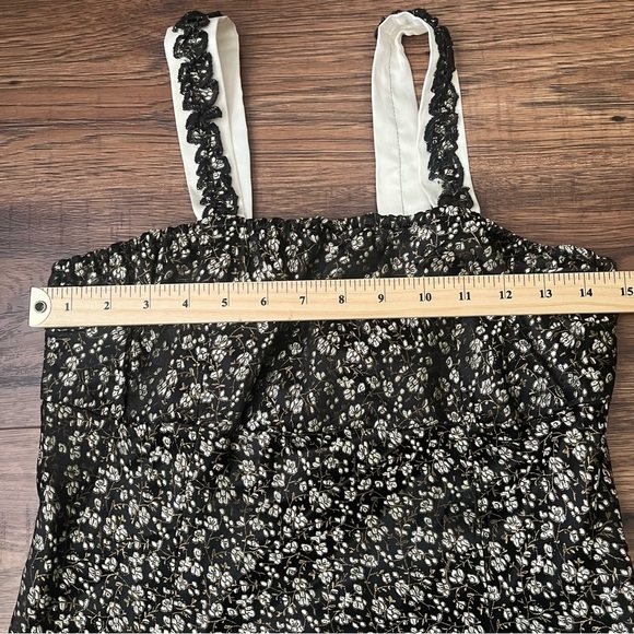 Vintage Y2K Womens Babydoll Sleeveless Blouse Whimsigoth Fairy Dark Acadamia XXL - Picture 3 of 8